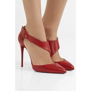 Christian Louboutin NIB Sharpeta 100 Nappa Shiny Heels Pumps 39 NEW $1275